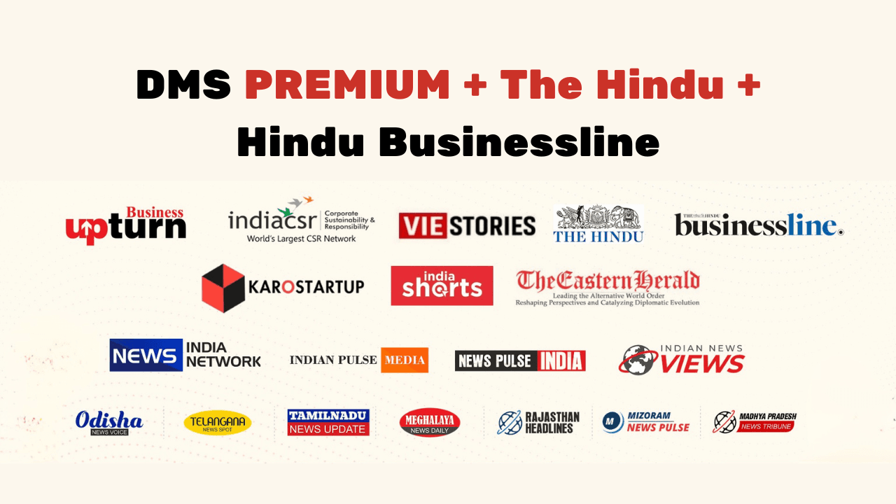 DMS Premium + The Hindu + Hindu Businessline + 200 PR Package