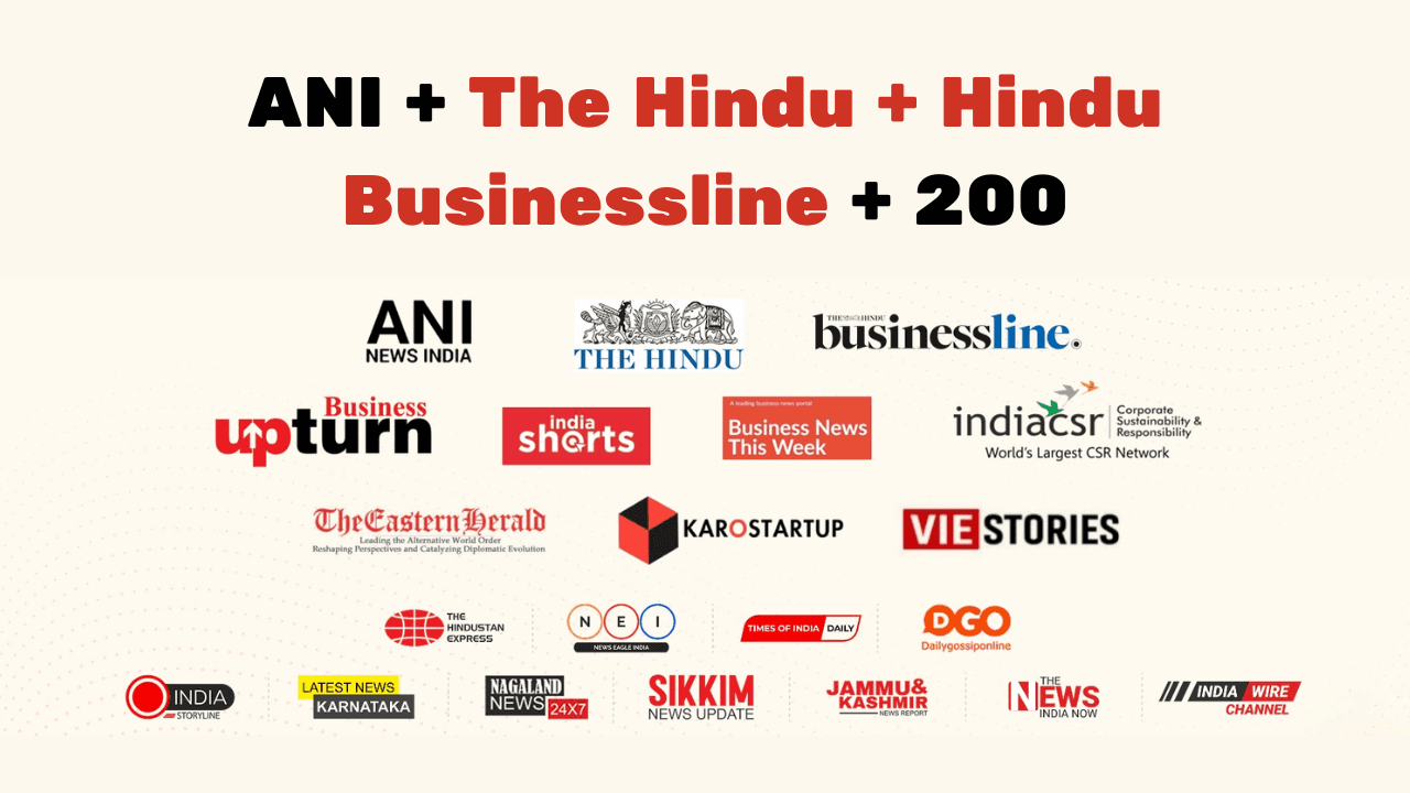 ANI + The Hindu + Hindu Businessline + 200 Package – included news portals